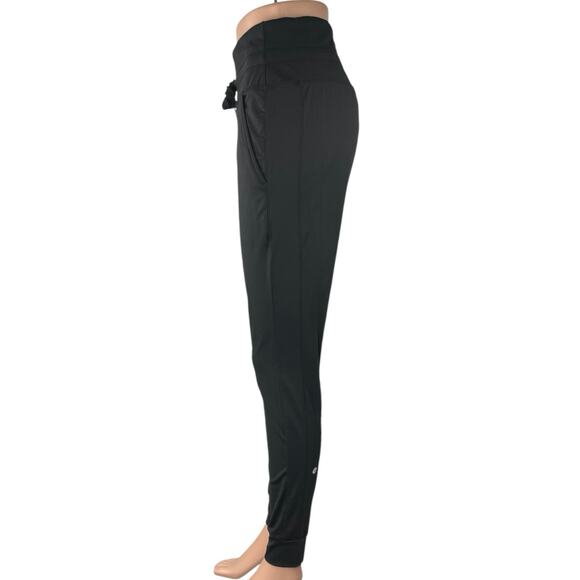 Halara Women's Black High Waisted Drawstring Athletic Leggings Pants Size M - Picture 2 of 4